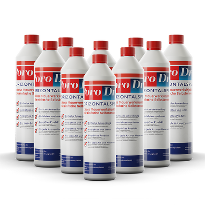 PoroDry® Horizontalsperre | Mauerwerksinjektion inkl. Auslauftüllen
